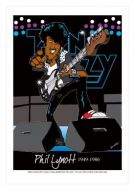 Thin Lizzy - Phil Lynott Caricature, Heroes Of Rock (Rock Pop)